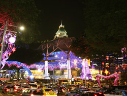 Orchard Road during Christmas