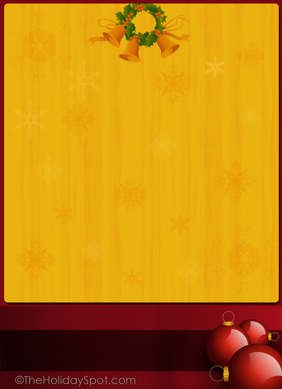 Christmas Stationary Template from www.theholidayspot.com