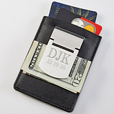 Zippo® Engraved Money Clip & Credit Card Case