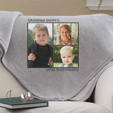 Picture Perfect Personalized Sweatshirt Blanket