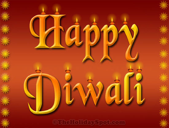 Happy Diwali greeting card