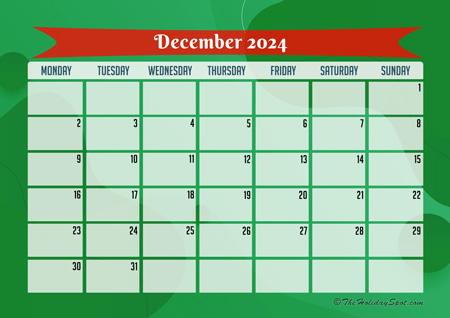 Planner for December 2024