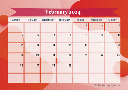 Planner for February 2024
