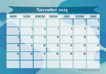 Planner for November 2024
