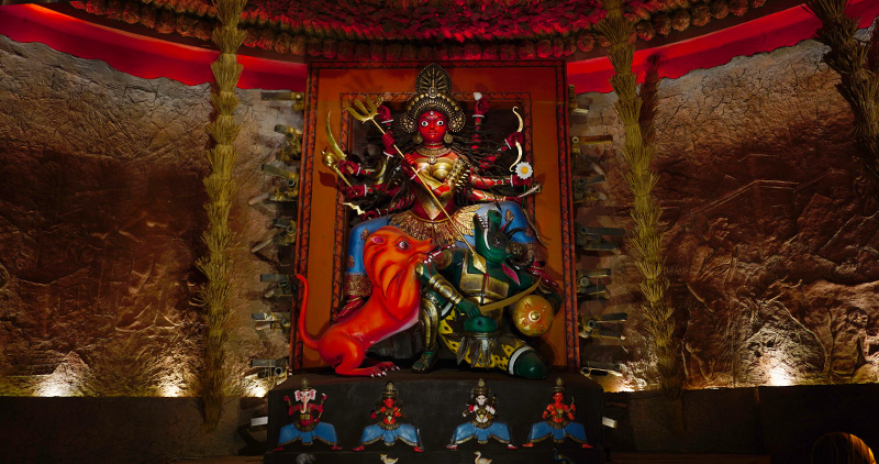 Pandal art of Durga Puja Pandal