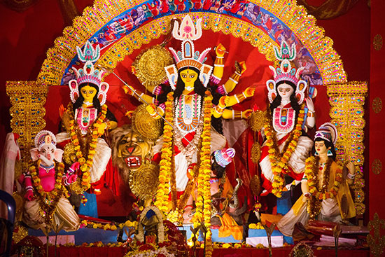 Baroari Durga Puja in Kolkata