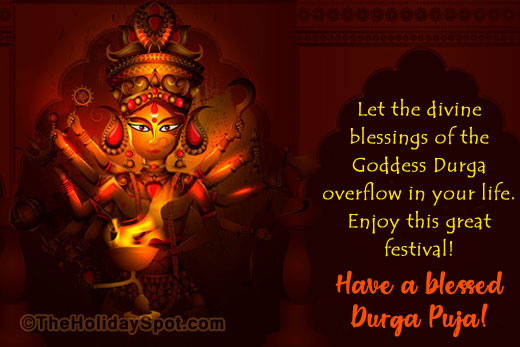 Have a blessed Durga Puja