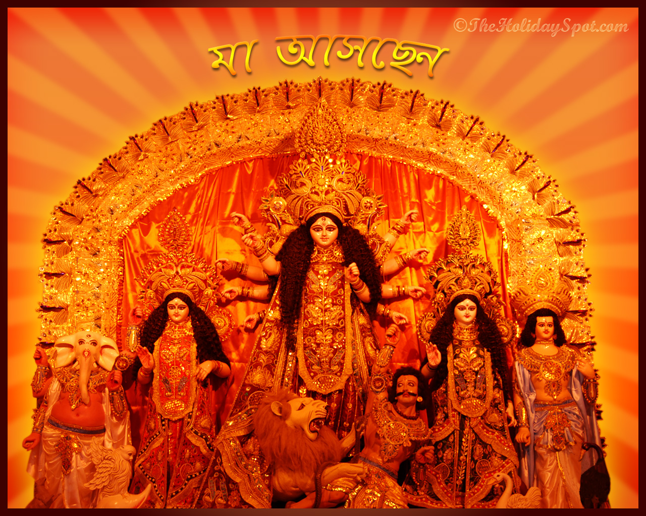 Wallpapers for Durga puja, its free, download now!.