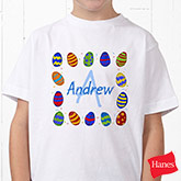 Colorful Eggs Personalized Kid's Clothes