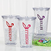 Bunny Ears Personalized Acrylic Insulated Tumbler