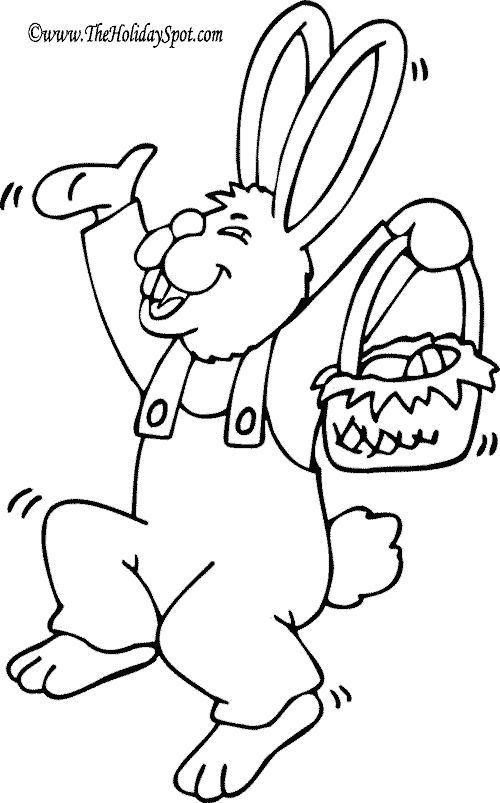 easter coloring pages  easter bunny coloring pages
