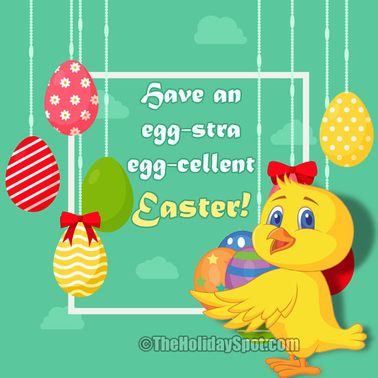 Vector Easter card for WhatsApp and Facebook