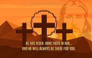 Easter Wallpaper - He has risen