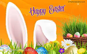 HD colorful wallpaper with Easter wishes