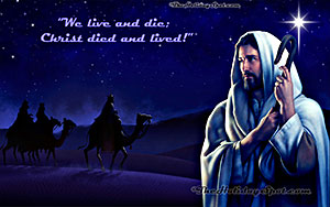 Easter Religious Wallpaper - Christ died and lived