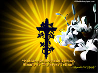 Wallpaper showing Easter Quotation