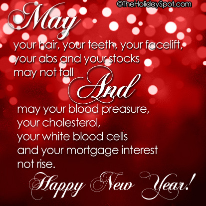 Special wishes card for New Year
