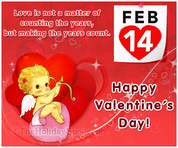 Valentine's Day message card