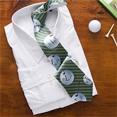 Avid Golfer© Personalized Men's Tie