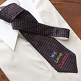 His Little Ones© Personalized Neck Tie