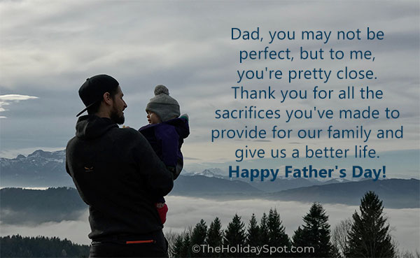 Beautiful Father's Day message to share