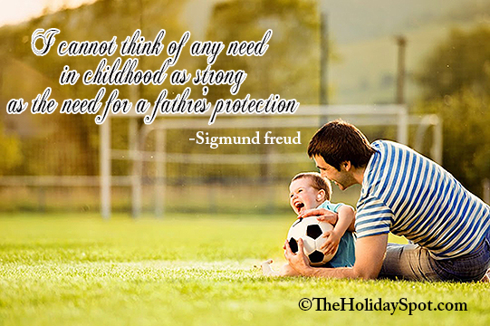 A Father's Day quote on childhood