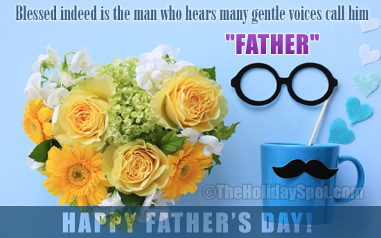 Meaning of Father - Greeting card for WhatsApp and FB