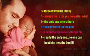 HD Father's Day Wallpaper - meaning of FATHER