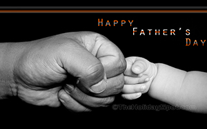 a rocking relation between father and child is beautifully portrayed through this HD wallpaper