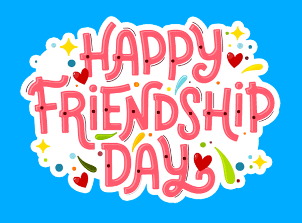 Happy Friendship Day Message with animation