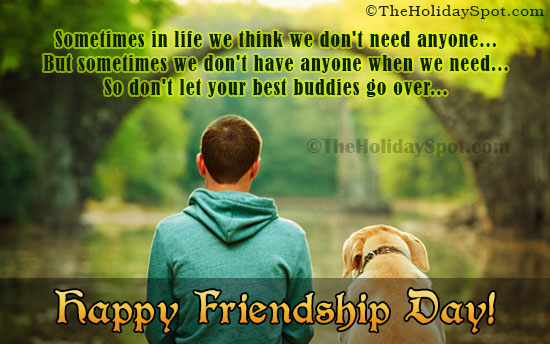 happy friendship day greeting card for WhatsApp and Facebook