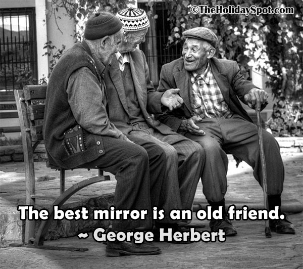 Quotes on Friendship - a quotation on old friends