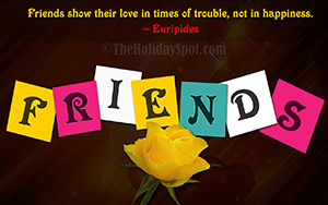 Friendship Day wallpaper with wonderful message