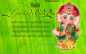 A high quality desktop illustration of Lord Ganesha.