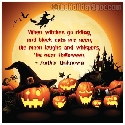 Halloween quotes image on witches