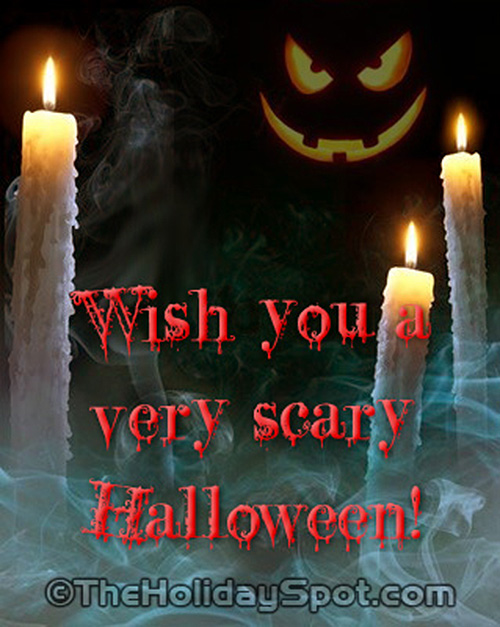 Wish you a very scary Halloween!