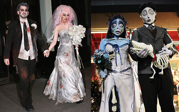 Halloeen Costume - Dead couple costume
