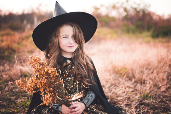 Witch Halloween costume for kids