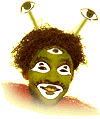 multi eyed alien costume