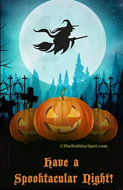 High definition Halloween wallpaper for iPhone themed with witch and pumpkin
