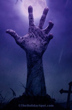 HD Halloween wallpaper for iPhones - Hand of Evil