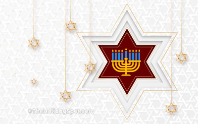 Beautifull Hanukkah themed wallpaper for mobile phone background and desktop background