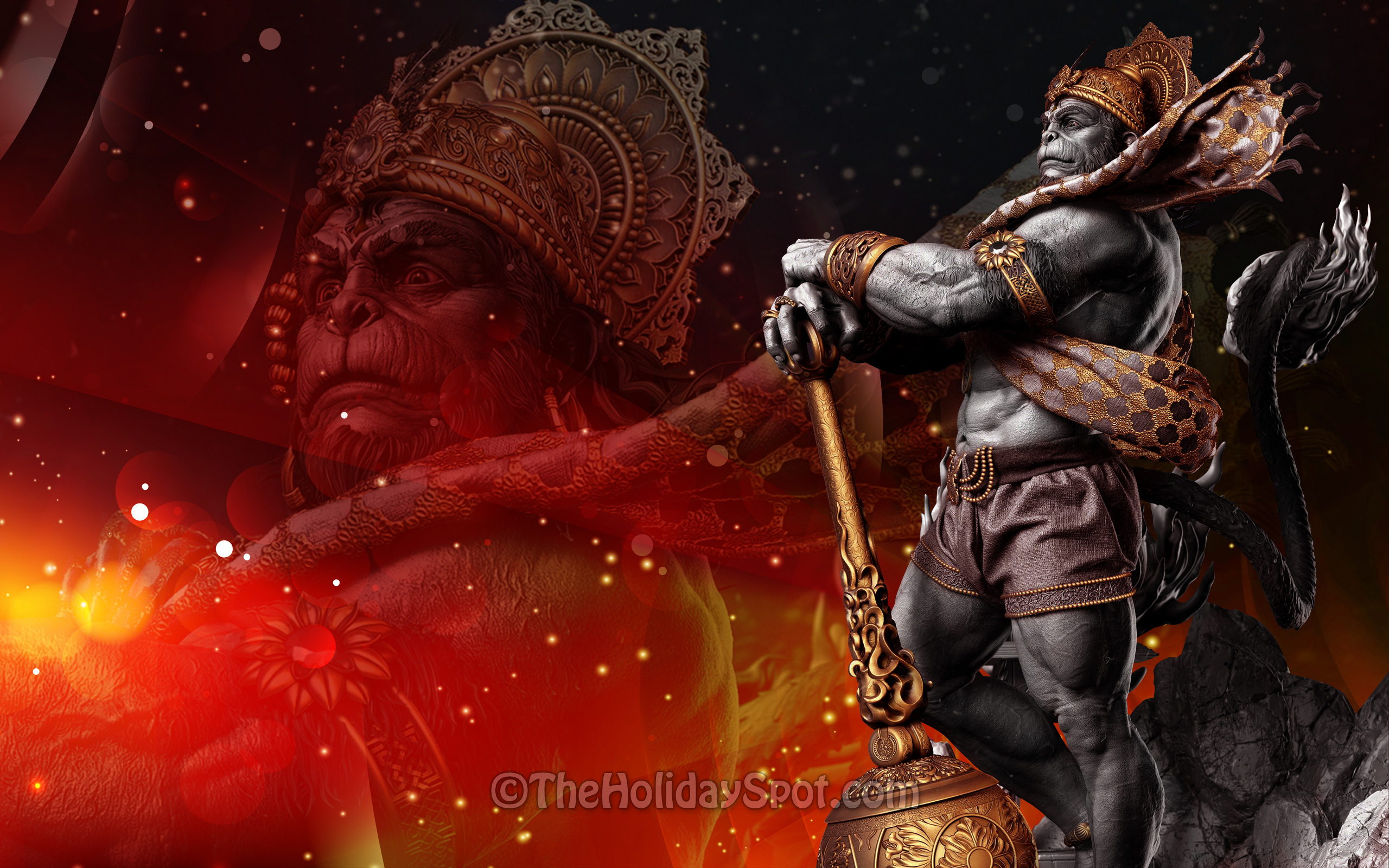 sarangpur hanuman hd wallpaper for desktop - Sarangpur Hanuman Mandir