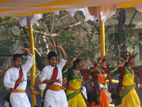 Basanta Utsab programme at Shantiniketan