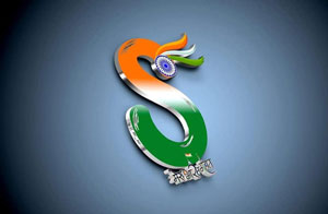 Alphabet S for Indian Independence Day