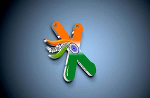 Alphabet X for Indian Independence Day