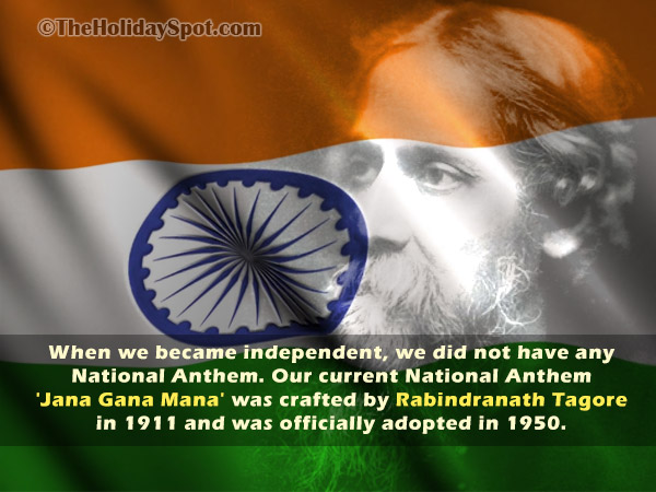 An unknown fact related with the national anthem on Indian Independence Day