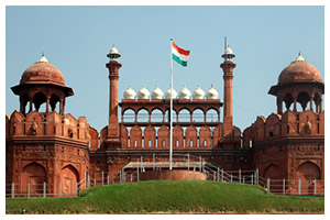 Indian Flag at Red Fort
