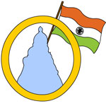 Indian flag image for coloring