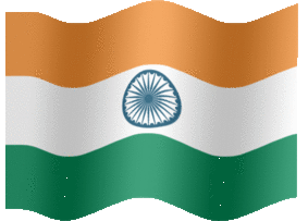 Indian Tri-color Animated Flag